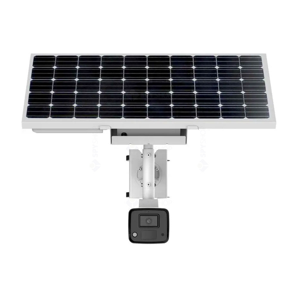 Cameră Supraveghere Exterior Hikvision ColorVu DS-2XS2T47G1-LDH/6 cu Panou Solar