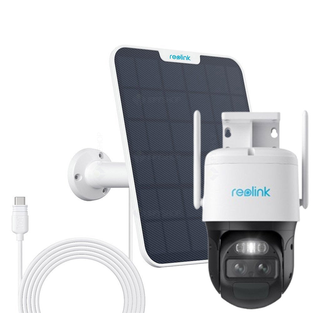 Cameră Supraveghere 4G PTZ Reolink TrackMix LTE G770 Solar - 8MP, Zoom 6x