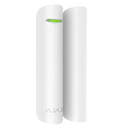 Contact magnetic wireless AJAX DoorProtect WH, 1 intrare NC, reed, RF 1200 m