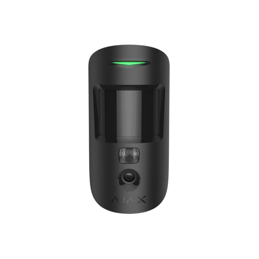 Detector de miscare wireless PIR cu camera AJAX MotionCam BL, 12 m, 640x480p, IR, RF 1700 m