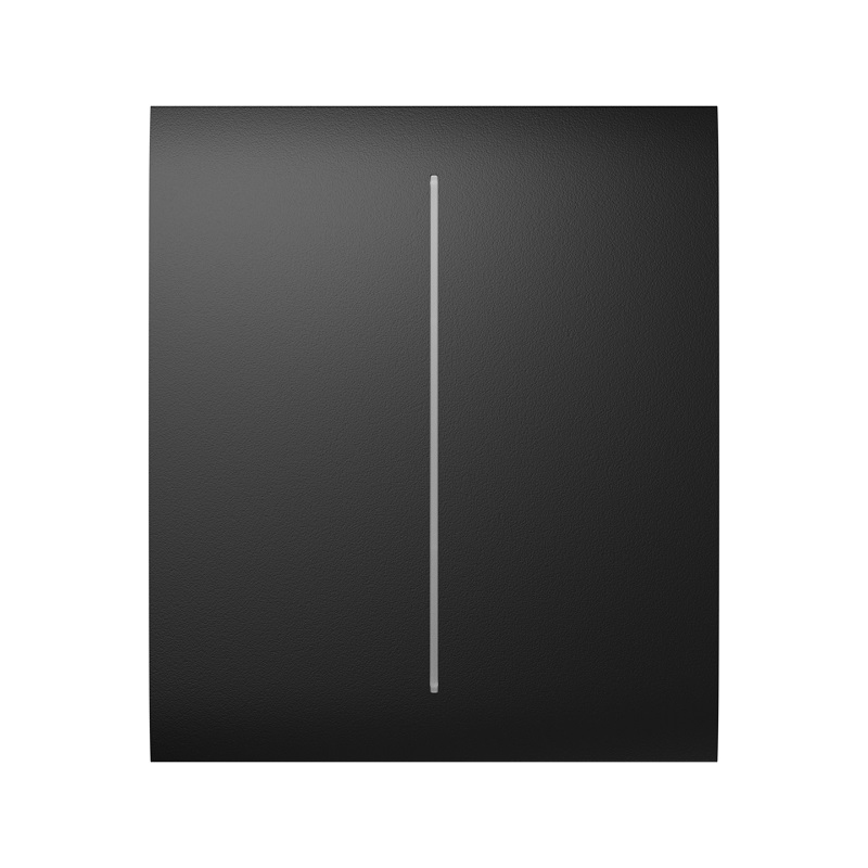 Buton central pentru circuit dublu Ajax CenterButton 2-gang Negru