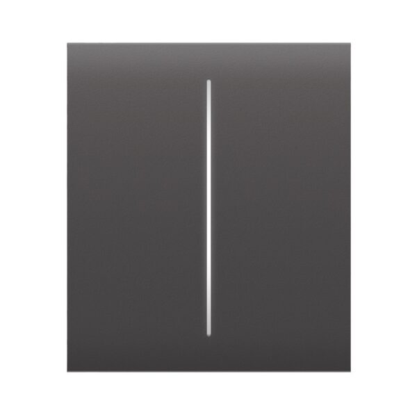 Buton central pentru circuit dublu Ajax CenterButton 2-gang Gri