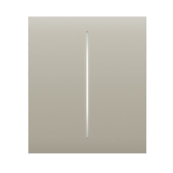 Buton central pentru circuit dublu Ajax CenterButton 2-gang Ivory