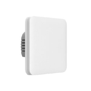 Buton circuit simplu/cap scară Ajax SoloButton 1-gang/2-way Alb 2