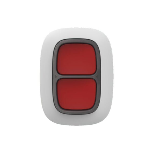 Buton Dublu Panică Wireless Ajax Double Button Alb