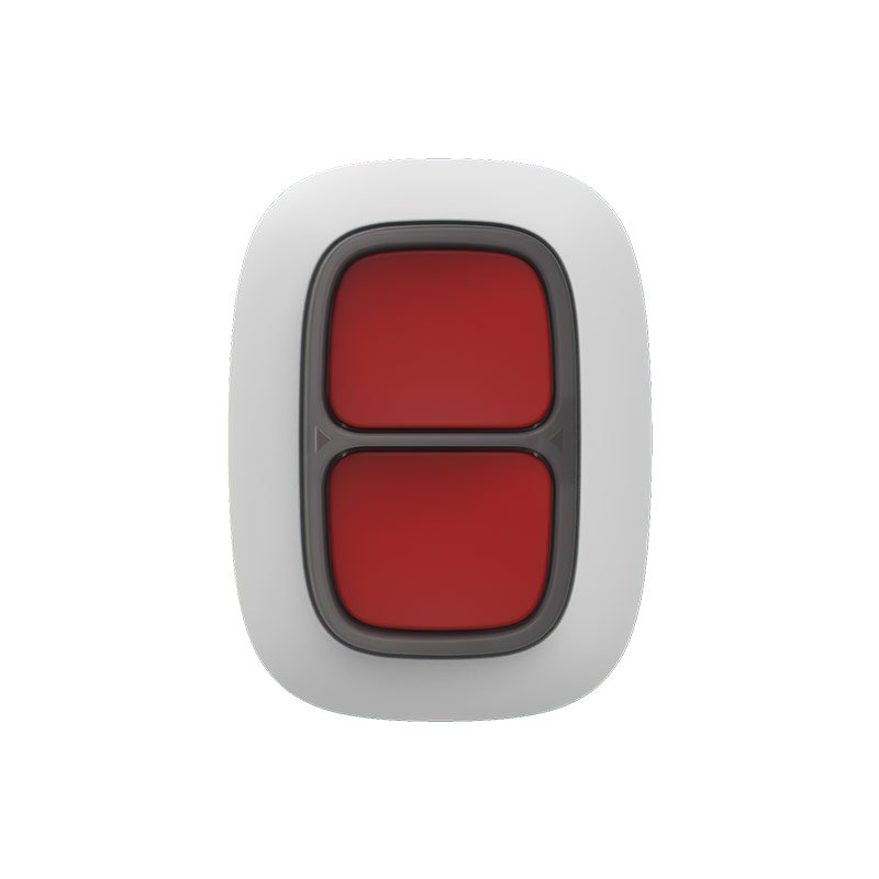 Buton Dublu Panică Wireless Ajax Double Button Alb