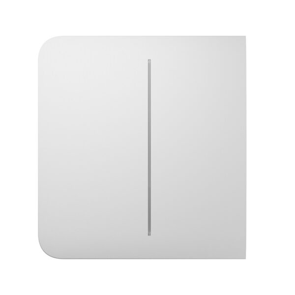Buton lateral pentru pentru circuit dublu Ajax SideButton 2-gang Alb