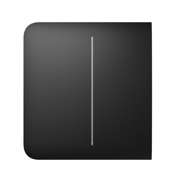 Buton lateral pentru pentru circuit dublu Ajax SideButton 2-gang Negru