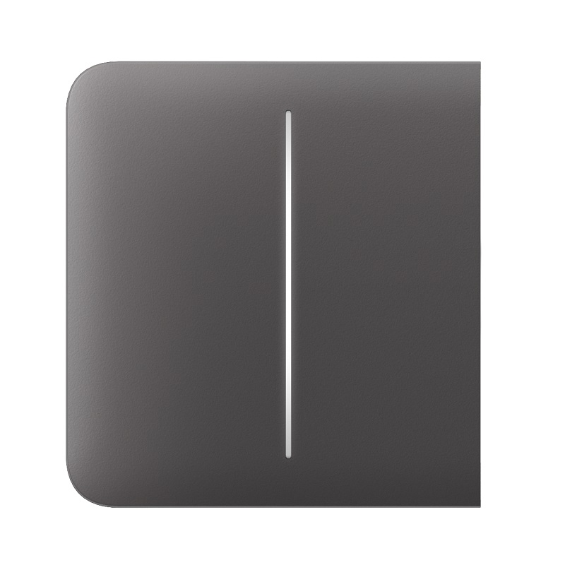 Buton lateral pentru pentru circuit dublu Ajax SideButton 2-gang Gri