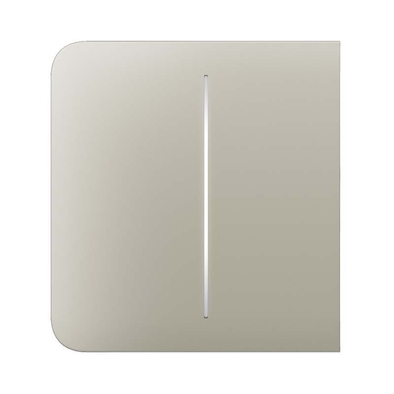 Buton lateral pentru pentru circuit dublu Ajax SideButton 2-gang Ivory