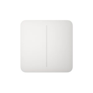 Buton pentru circuit dublu Ajax SoloButton 2-gang Alb 1