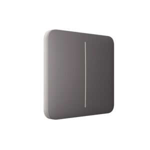 Buton pentru circuit dublu Ajax SoloButton 2-gang Gri 2