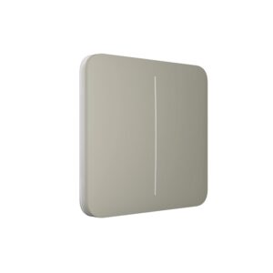 Buton pentru circuit dublu Ajax SoloButton 2-gang Olive 2