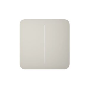 Buton pentru circuit dublu Ajax SoloButton 2-gang Oyster 1