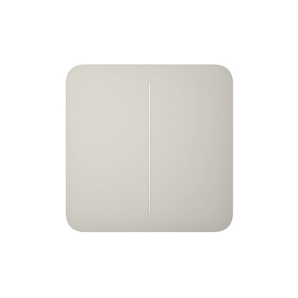 Buton pentru circuit dublu Ajax SoloButton 2-gang Oyster