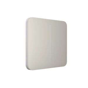 Buton pentru circuit dublu Ajax SoloButton 2-gang Oyster 2