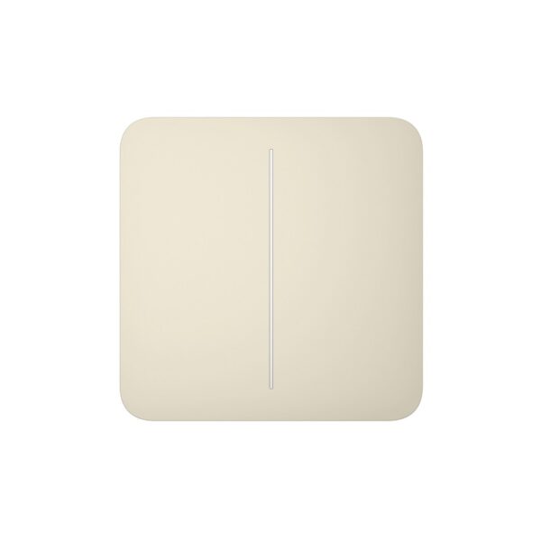 Buton pentru circuit dublu Ajax SoloButton 2-gang Ivory