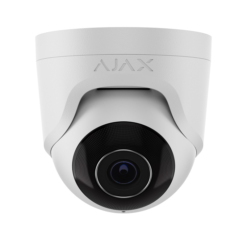 Cameră IP 5Megapixeli Ajax TurretCam (5MP/2.8) Albă