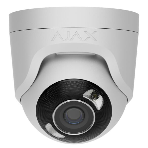 Cameră IP 5Megapixeli Ajax TurretCam HL (5MP/2.8) Albă
