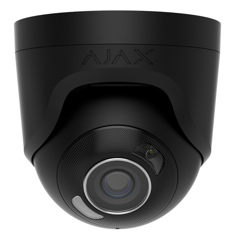 Cameră IP 5Megapixeli Ajax TurretCam HL (5MP/2.8) Neagră