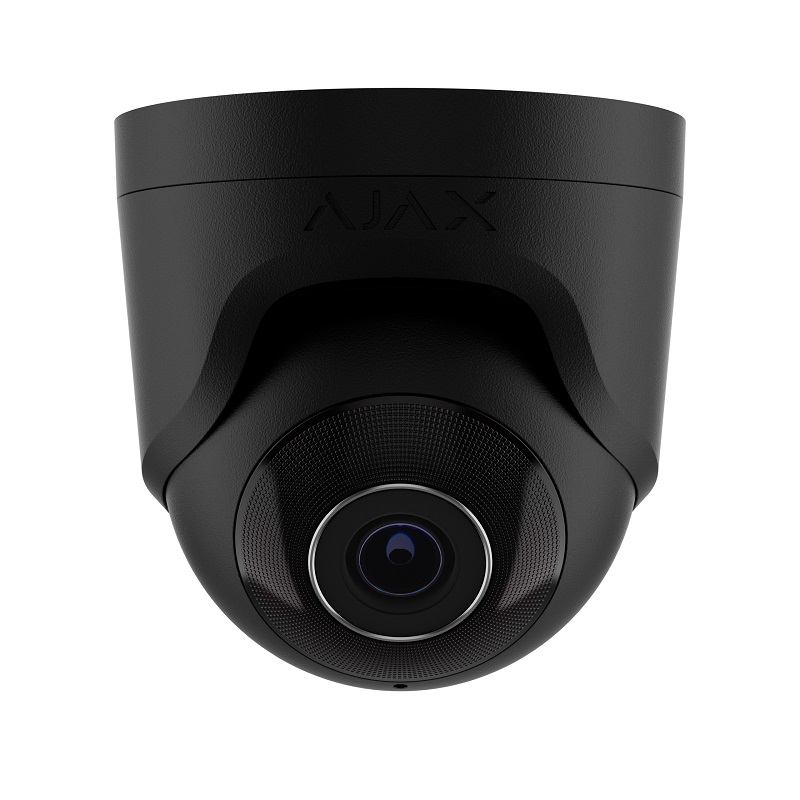 Cameră IP 8Megapixeli Ajax TurretCam (8MP/2.8) Neagră