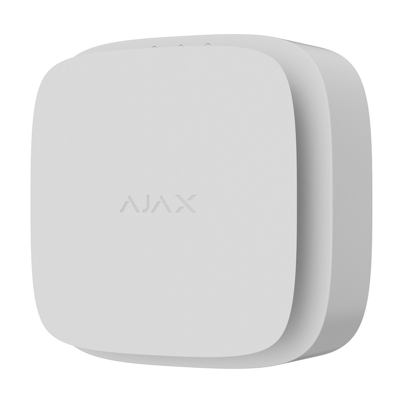 Detector Wireless de monoxid de carbon Ajax FireProtect 2 RB (CO) Alb