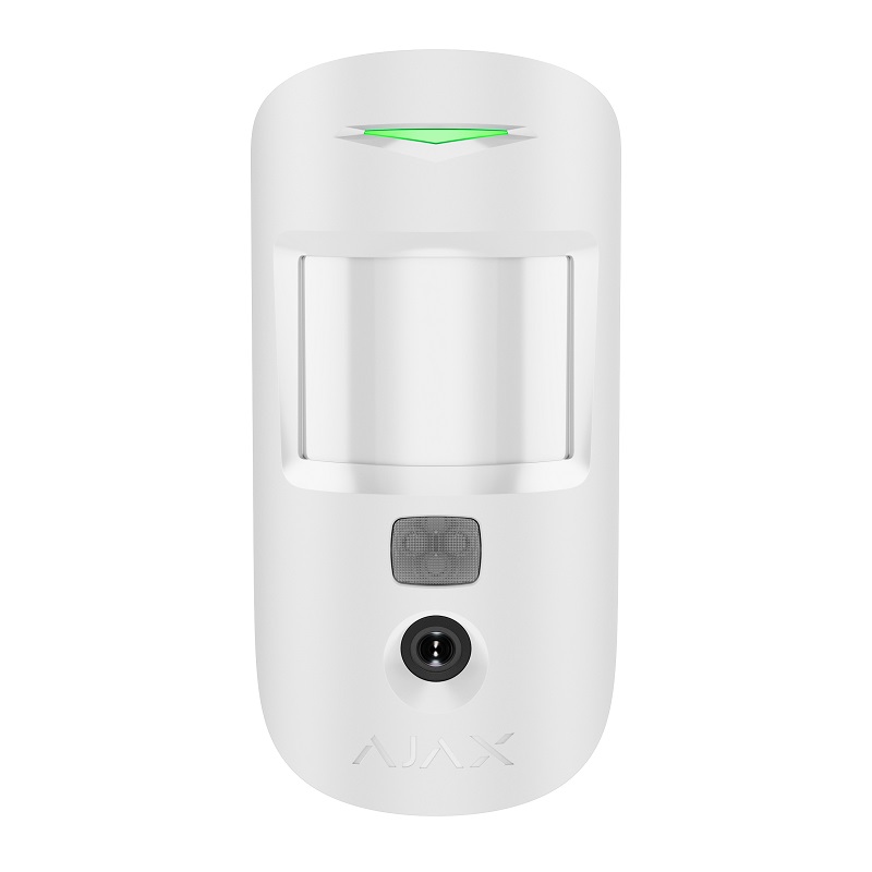 Detector Wireless PIR de interior cu cameră AJAX MotionCam (PhOD) Superior Alb