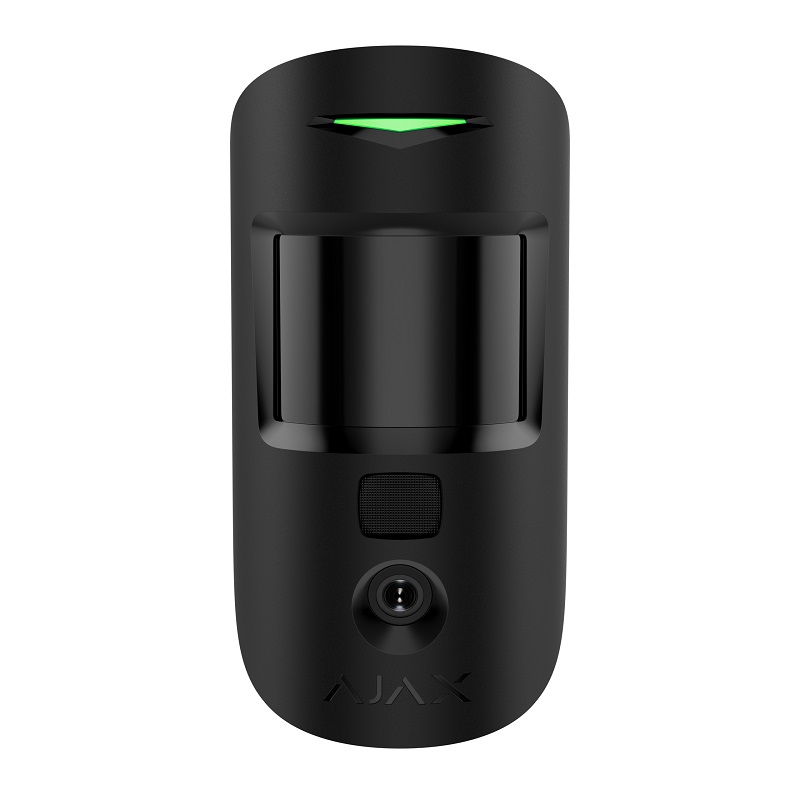 Detector Wireless PIR de interior cu cameră AJAX MotionCam (PhOD) Superior Negru