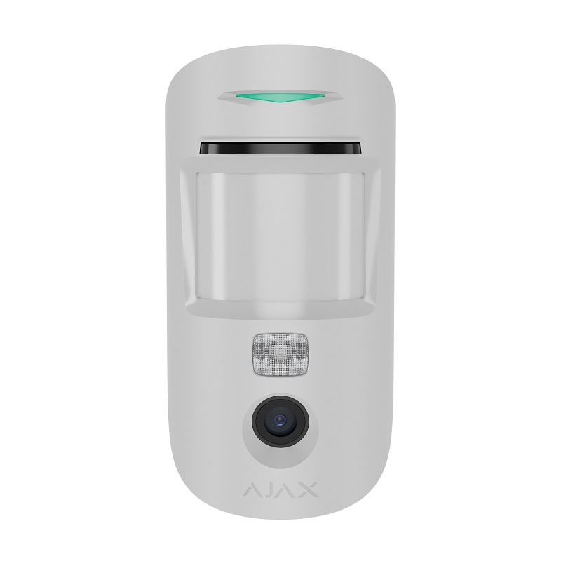Detector Wireless PIR de interior cu cameră AJAX MotionCam AM (PhOD) Superior Alb