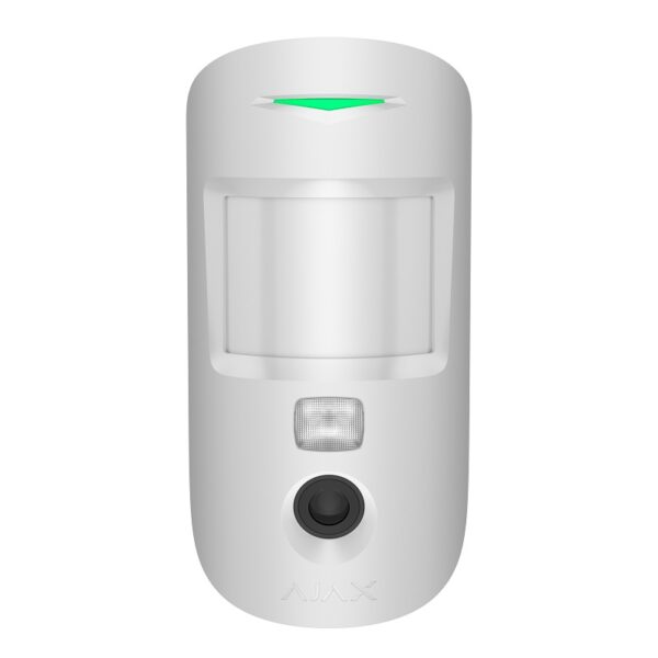 Detector Wireless PIR de interior cu cameră AJAX MotionCam HD (PhOD) Superior Alb