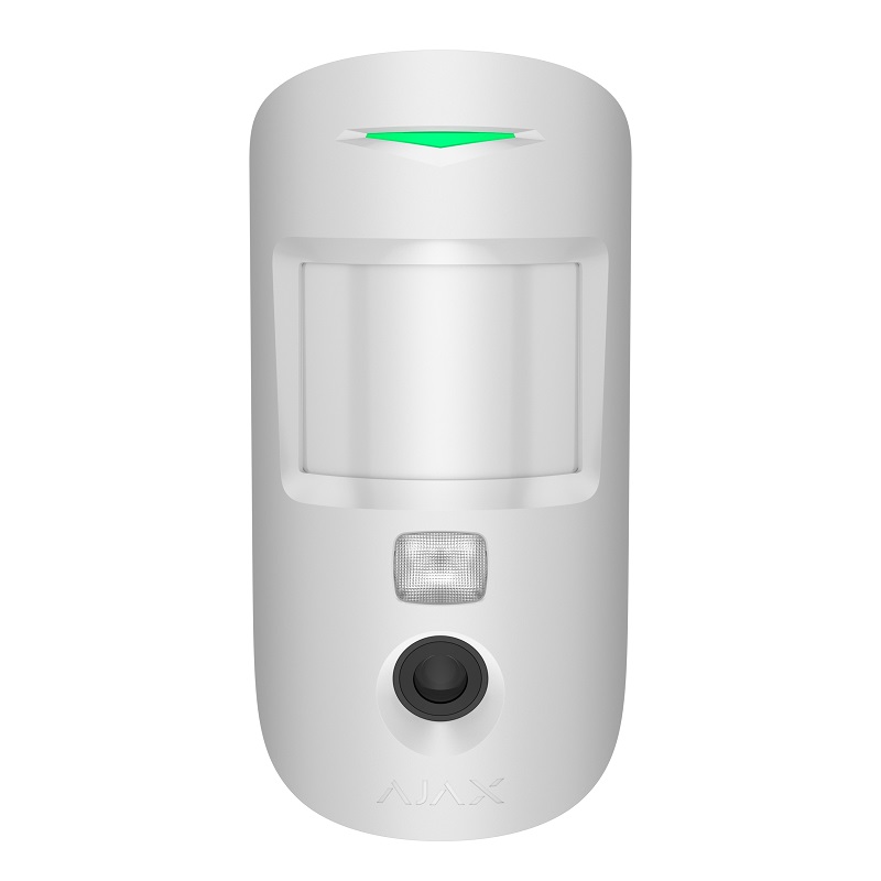 Detector Wireless PIR de interior cu cameră AJAX MotionCam HD (PhOD) Superior Alb