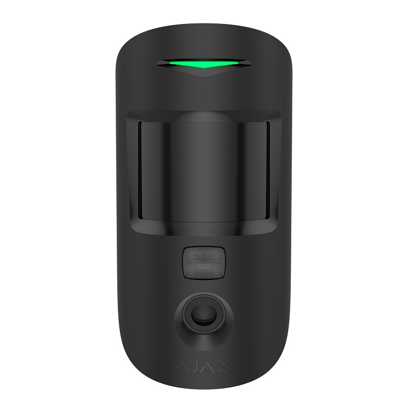Detector Wireless PIR de interior cu cameră AJAX MotionCam HD (PhOD) Superior Negru