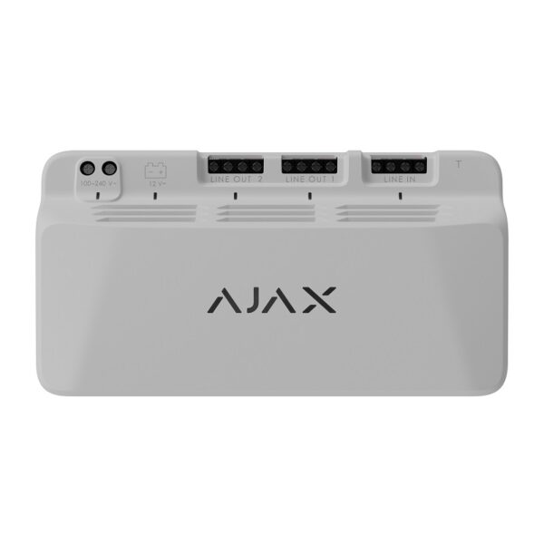 Modul alimentare suplimentară Ajax LineSupply (75W) Superior Fibra Alb