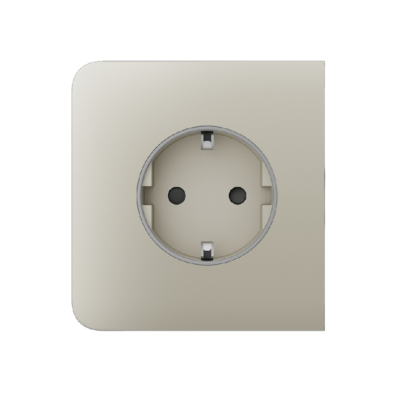 Panou lateral priză perete basic Ajax SideCover (basic)[Type F] Ivory