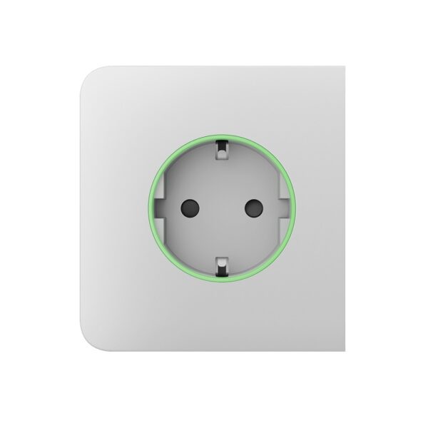 Panou lateral priză perete smart Ajax SideCover (smart)[Type F] Alb