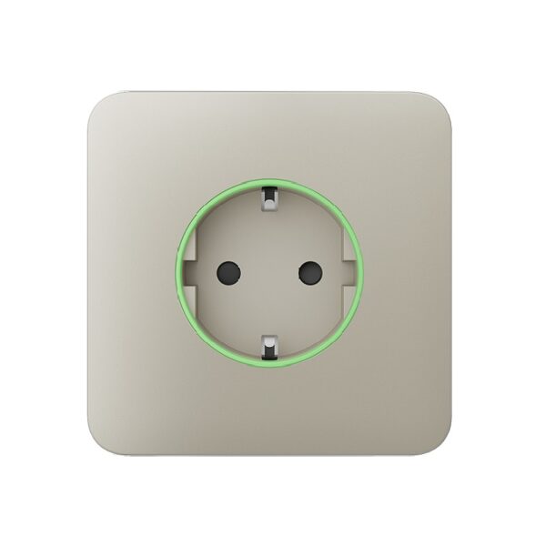 Panou priză perete smart Ajax SoloCover (smart)[type F] Ivory