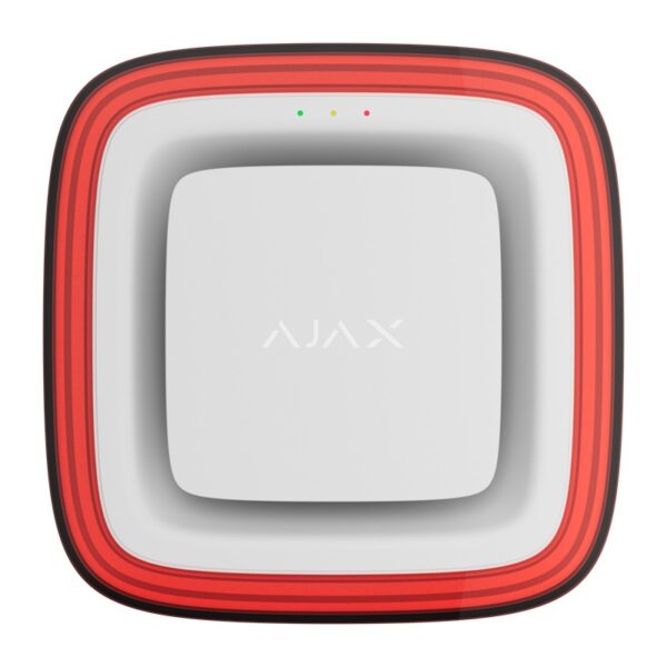Sirenă Adresabilă Acustică/Optică Wireless Ajax EN54 FireProtect (Sounder/VAD) Albă