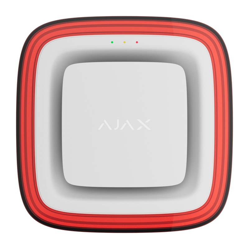 Sirenă Adresabilă Acustică/Optică Wireless Ajax EN54 FireProtect (Sounder/VAD) Albă