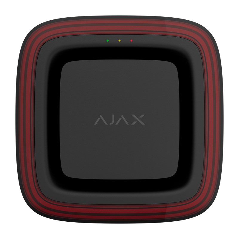 Sirenă Adresabilă Acustică/Optică Wireless Ajax EN54 FireProtect (Sounder/VAD) Neagră