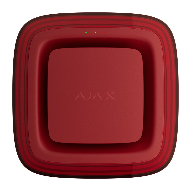 Sirenă Adresabilă Acustică/Optică Wireless Ajax EN54 FireProtect (Sounder/VAD) Roșie