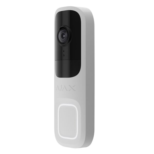 Sonerie video cu AI integrat și senzor PIR Ajax Doorbell Albă