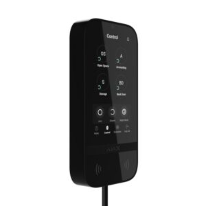 Tastatură cu fir Ajax KeyPad TouchScreen Fibra Neagră 2