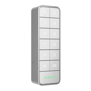 Tastatură cu fir de exterior Ajax Keypad Outdoor Superior Fibra Albă 2