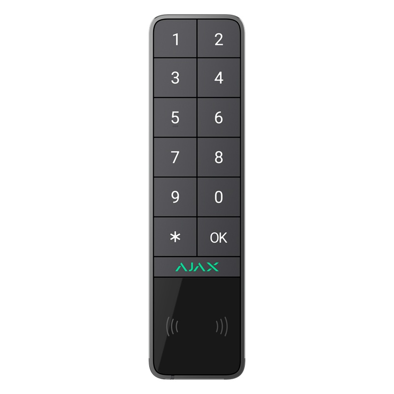 Tastatură Wireless de exterior Ajax KeyPad Outdoor Grafit